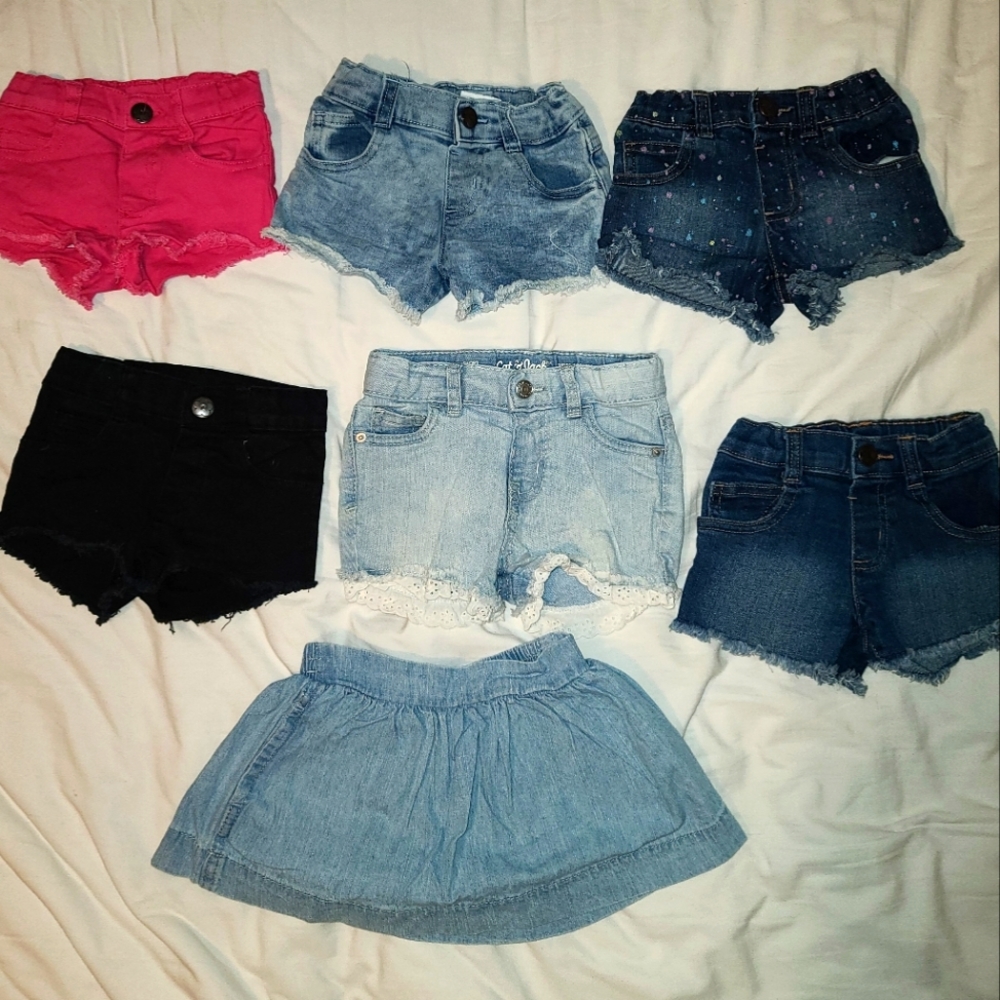 Toddler girl shorts bundle